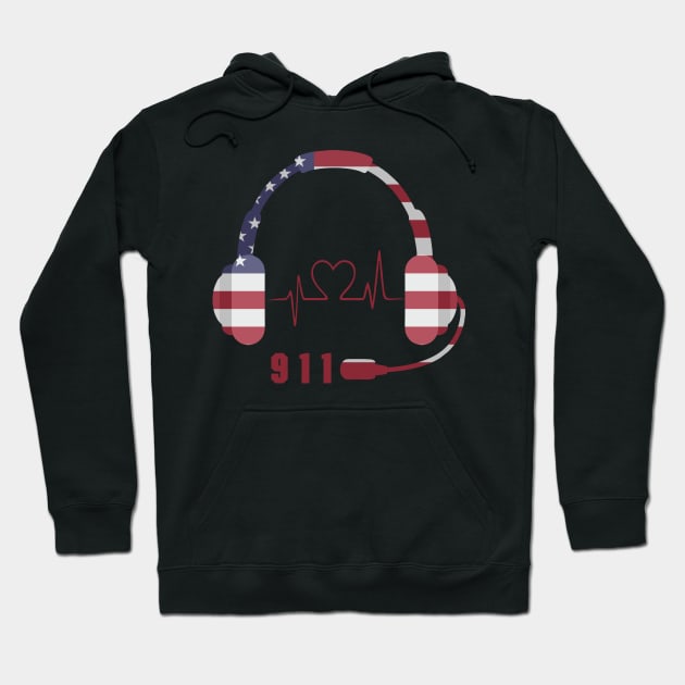 911 Dispatcher Hoodie by copacoba